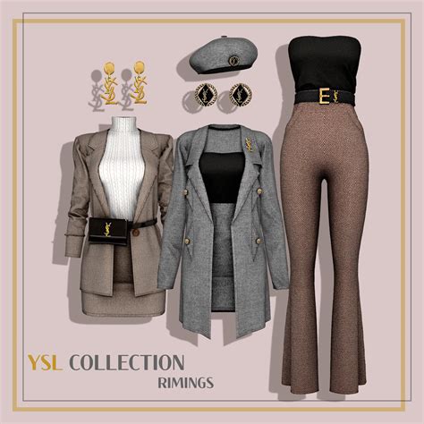 ysl last collection|sims 4 rimings ysl collection.